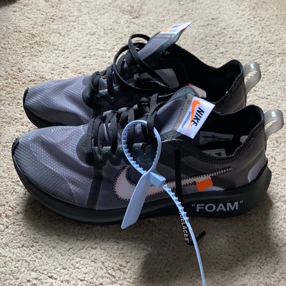 Off-White x Zoom Fly SP ‘Black” Size 8 - Picture 5 of 10